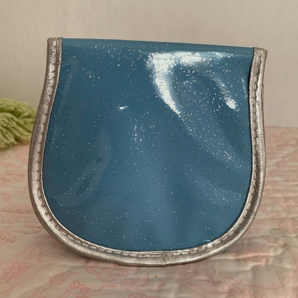 VTG Disney Princess Cinderella Purse Toy Plastic Blue Silver Children’s Dress Up - Picture 4 of 13